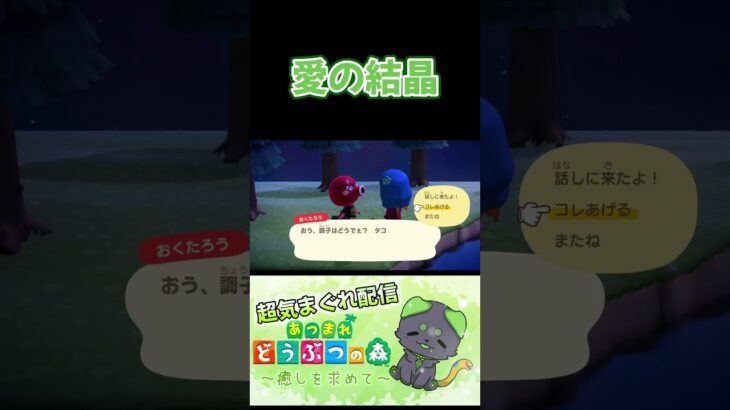 愛を押し付ける犬【あつまれどうぶつの森】#shorts #あつ森 #ゲーム実況
