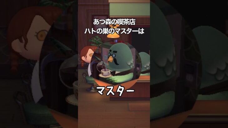 あつ森の喫茶店「ハトの巣」のマスターは #shorts #あつ森