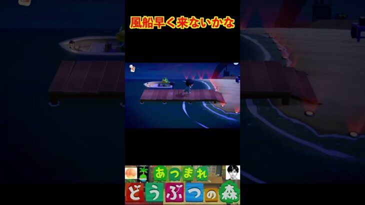 風船早く来ないかな #あつまれどうぶつの森 #shorts #あつ森