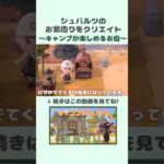 【あつ森】シュバルツのお家回りをクリエイト┆～キャンプが楽しめるお庭🏕️　#shorts #あつ森 #あつまれどうぶつの森 #島クリ