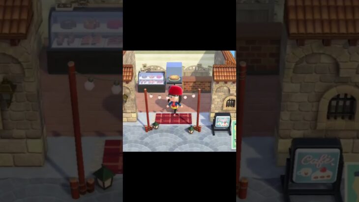 『#あつ森』ケーキ屋さん風に周りをレイアウトしてみた　#あつまれどうぶつの森　#shorts