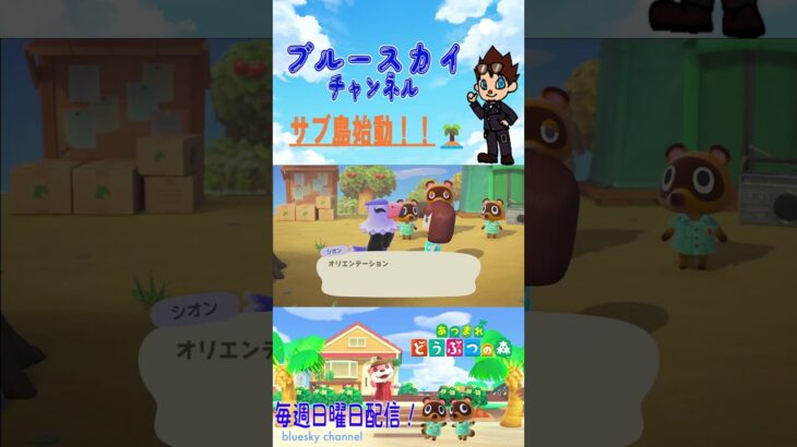 [あつ森]サブ島始動🏝 #shorts