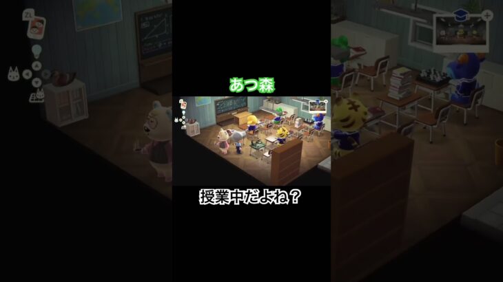 教師がサボってる　#あつ森 #あつまれどうぶつの森 #あつ森switch #switch #nintendo