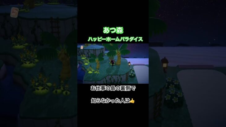 ハッピーホームパラダイスの島の裏側　#あつ森 #あつまれどうぶつの森 #あつ森switch #switch #nintendo