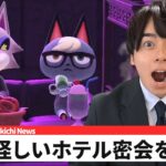 【あつ森】怪しいリゾートホテルでの密会を実況してみた