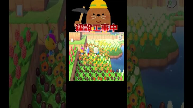 野生のゴリラをレース会場へ連行🚔🦍#あつ森 #落とし穴レース