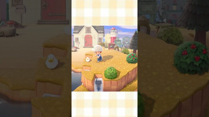 【あつ森】マメ島クリエイト～小さな崖上を装飾する