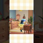 【あつ森】雑貨屋風のコンビニを経営するロッタのルーティン～二階は部屋になってます