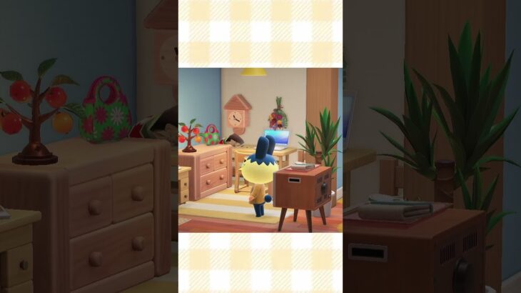 【あつ森】雑貨屋風のコンビニを経営するロッタのルーティン～二階は部屋になってます