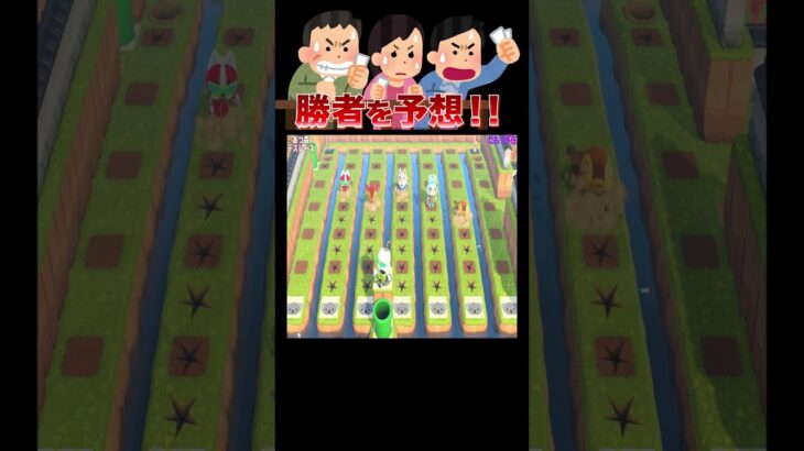 大乱戦の落とし穴レース💣⚡️#あつ森 #落とし穴レース