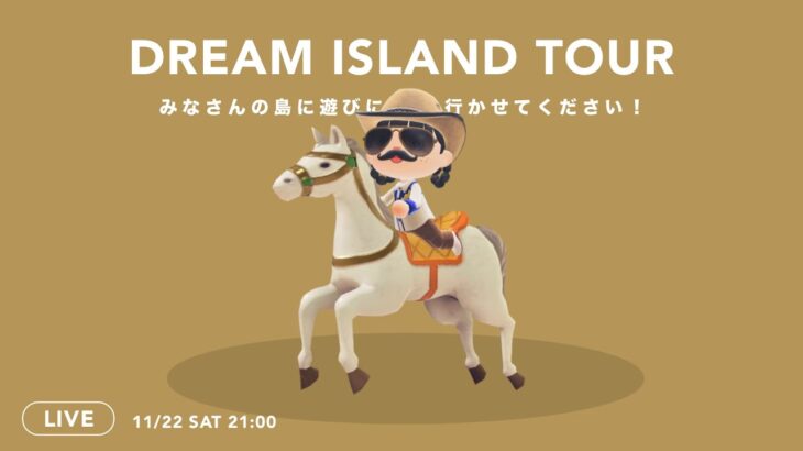 【あつ森】夢見訪問ライブ｜みんなの島にお邪魔させてください！【島紹介】