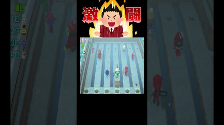最強のブロッカー現る⁉️🦖#あつ森 #落とし穴レース