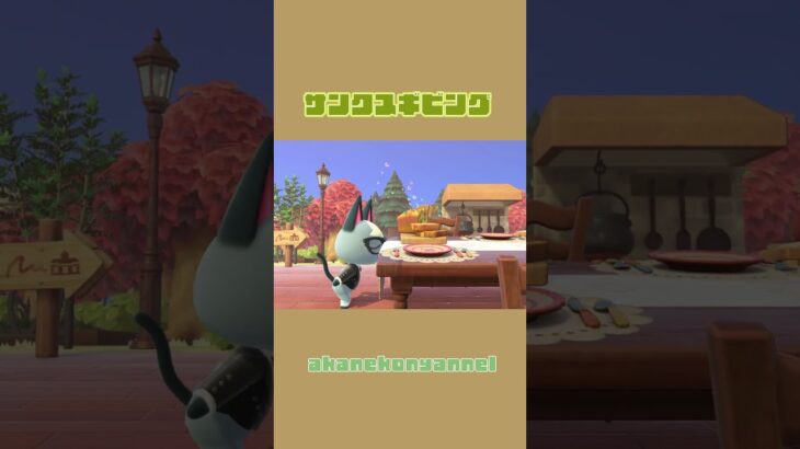 【あつ森】サンクスギビングデイの準備をしたよ♪