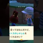 あつ森丨こんなにもうれしいものなんだね🥹サントスありがとうだよ👒