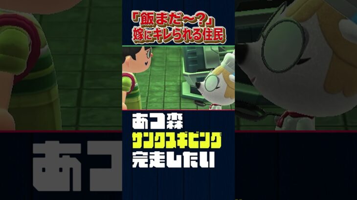 「そうめんで良いからチャチャっと作ってよ」【あつ森】