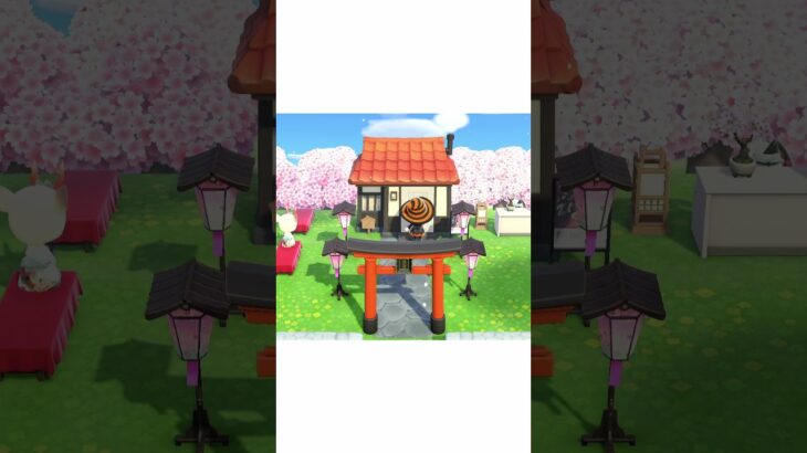 別荘に和風なステージ出現！？   #あつまれどうぶつの森 #あつ森  #ハッピーホームパラダイス #ハピパラ #ゲーム実況