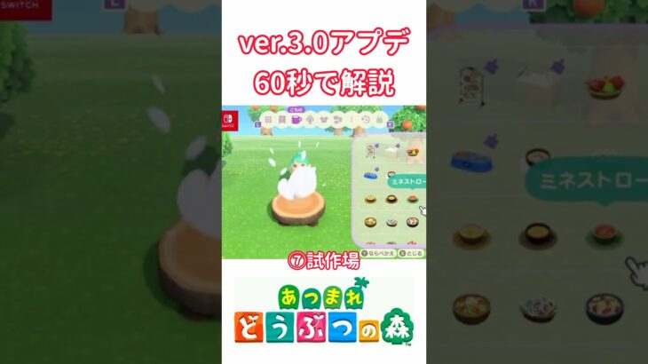 【あつ森】ver.3.0 最新アプデを60秒でまとめました