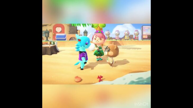 【あつ森】ジュリーさんとメープルの会話vlog #あつ森 #あつまれどうぶつの森 #こはくちゃんねる2424 #animalcrossing #asmr #shorts  0→1 #今日　大好き