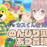 【あつ森】バッカスくんの旅立ち🐻🌼【朝活】#vtuber