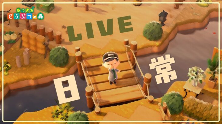 【あつ森】自然な島で過ごす12月の日常とゆるい(？)雑談【アプデまでに家具揃えたい】