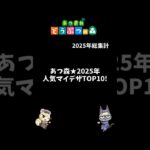 あつ森★2025年人気マイデザTOP10！