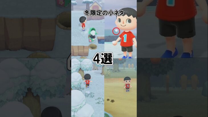 冬の小ネタ4選！@ほのげ【あつ森】