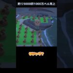 【あつ森】≪もうすぐ5000匹🎣≫　リュウグウノツカイの釣れる場所　　　　　　　　　　　　 #ゆっくり実況 #あつ森　#リュウグウノツカイ　#釣り　#shorts