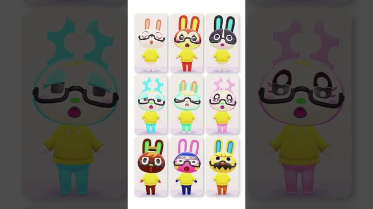 【けけバッシュメント】スタイリッシュに歌うウサギたち9選 #あつ森 #けけアイドル #animalcrossing #あつまれどうぶつの森