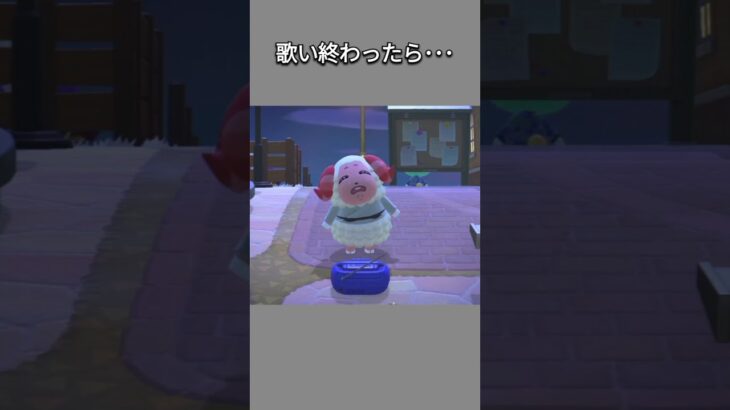 【あつ森】歌い終わったら糖分補給を忘れないちゃちゃまる😊🍩【あつまれどうぶつの森】【どうぶつの森】【ACNH】 #short