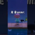 【足音ASMR】あつ森でいろんな足音🐾🤍#バイノーラル #あつ森