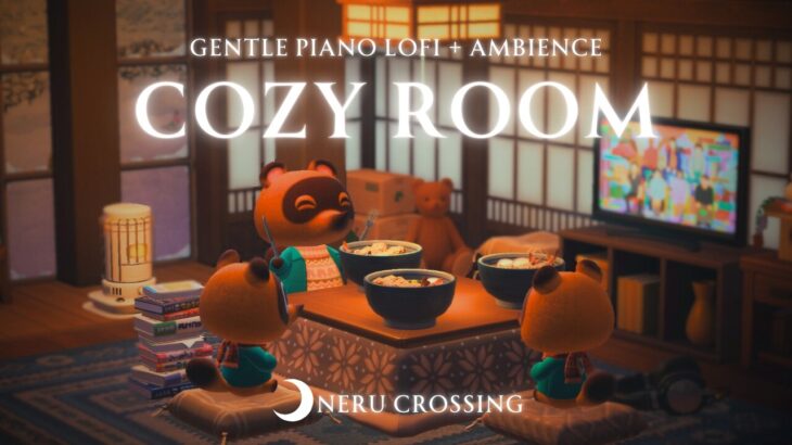 【あつ森BGM】温かいこたつでぬくぬく過ごす年末年始｜優しいピアノ＋環境音｜2時間｜作業用BGM【ACNH】