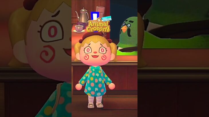 Des habitants INCROYABLE en VISITE dans MON CAFÉ ACNH #animalcrossing #acnh #shorts #shortsfeed