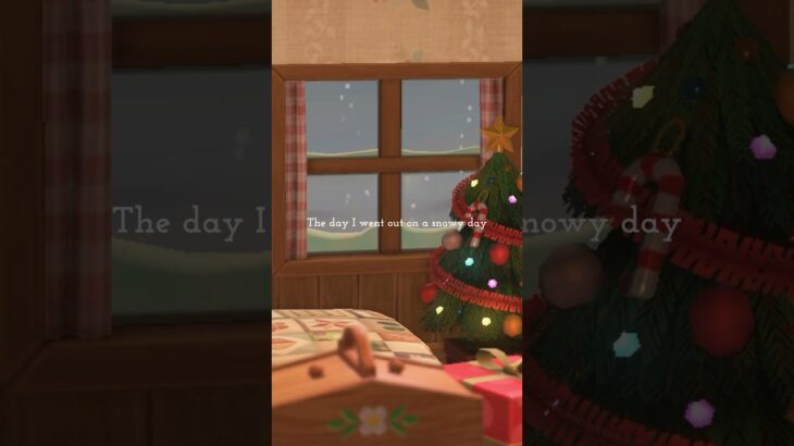 雪の降る日🌨️あつ森Vlog🌳 #animalcrossingnewhorizons #animalcrossing #acnh #vlog #あつ森 #あつまれどうぶつの森