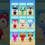 【エレキそんぐ】水着で歌うリスガールズとジュン #あつ森 #けけアイドル #animalcrossing #あつまれどうぶつの森