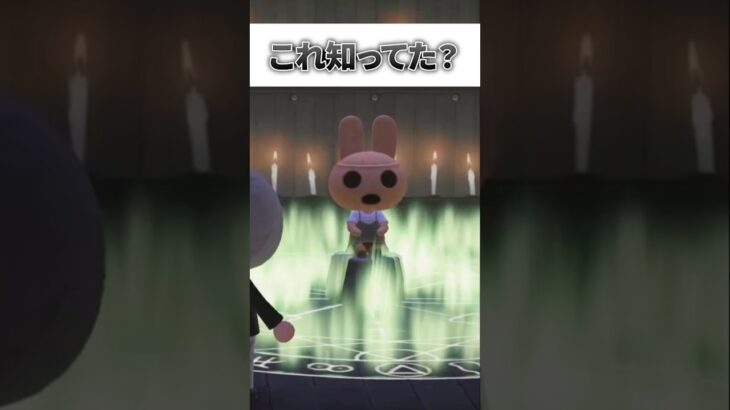 【あつ森】まほうじんのゆかの儀式 #あつ森 #あつまれどうぶつの森 #プチ知識 #animalcrossing #どう森 #ポケ森 #やよい #ろうそくのかべ #まほうじんのゆか