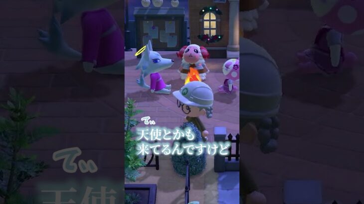 火を囲む会が開催されていました #あつ森 #あつまれどうぶつの森 #animalcrossing