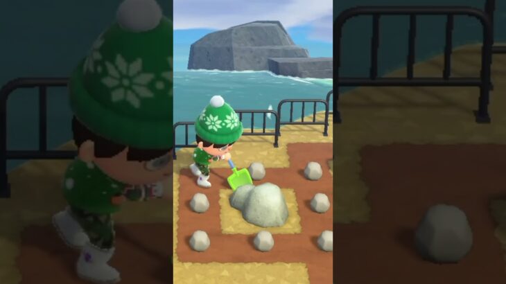 岩叩き！ #あつ森 #あつまれどうぶつの森 #animalcrossing