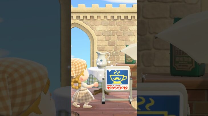 洋風な街並み溢れるお花屋と読書カフェ☕️#あつ森 #あつまれどうぶつの森 #どうぶつの森 #animalcrossing #acnh #shorts
