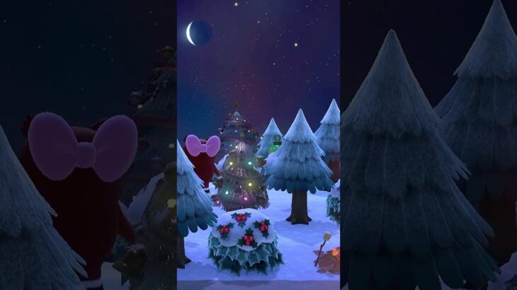 【あつ森】環境音。飛行場、案内所前、博物館前クリスマスの飾り #あつ森  #あつまれどうぶつの森 #animalcrossing #acnh #shots
