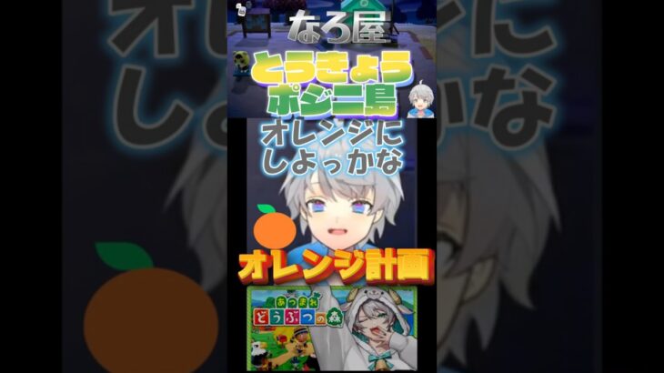 【あつ森】なろ屋東京ポジニ島オレンジ計画＃なろ屋＃めろぱか＃meropro＃切り抜き