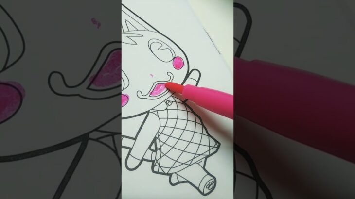 またまた、あつ森のぬりえ塗ったよ〜❣💕(^o^)　　　　　　　　　　　　　　　　#あつ森　#あつまれどうぶつの森　#ぬりえ　#バズりたい