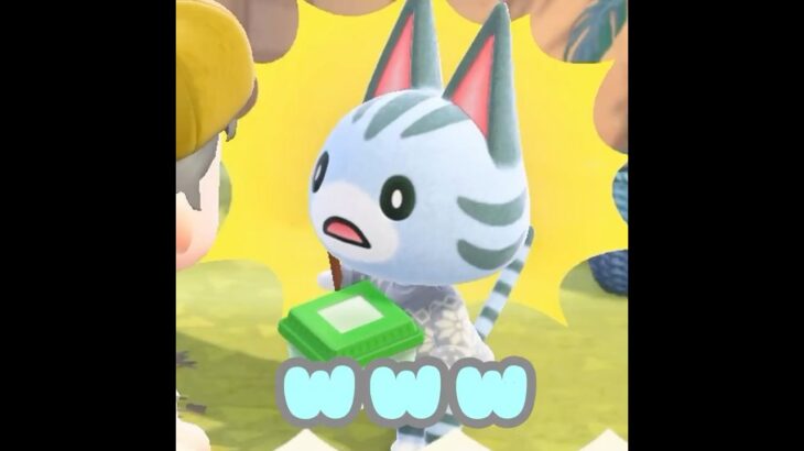 【あつ森】依頼された虫をあげたら・・反応が良すぎた！？ #shorts #あつ森 #あつまれどうぶつの森 #ゲーム実況