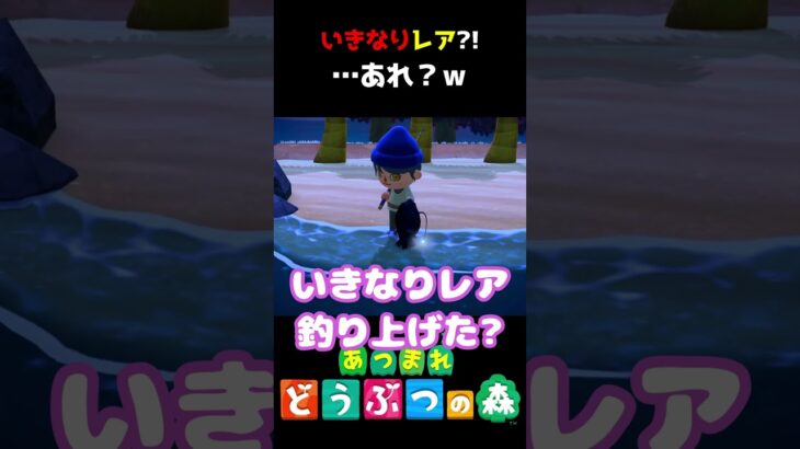 初めてのチョウチンアンコウ!! #あつ森  #shorts #けいとかんな