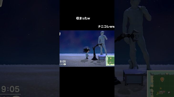 【あつ森】大きなイチモツをください #あつ森 #プチ知識 #ゲーム #どう森 #りりしいちょうこく #shorts #animalcrossing