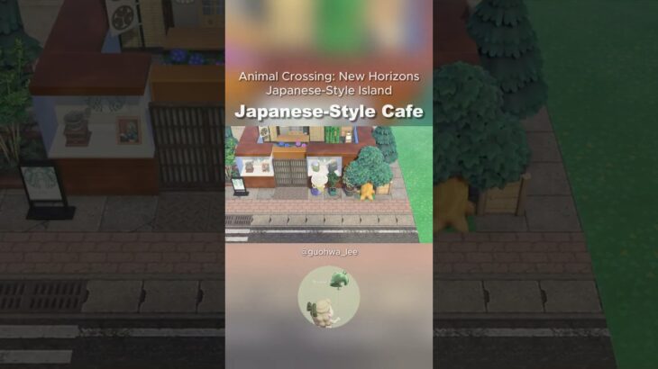 和風なカフェづくり⛩️✨ #speedbuild #acnh #animalcrossing #あつ森