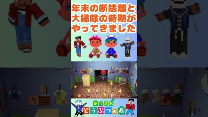 【ポトモリあつ森】#断捨離 #大掃除  #switchおすすめ #あつまれどうぶつの森 #あつ森 #あつ森初心者 #animalcrossing  #息抜き #癒し動画 #あつ森音楽 #shorts