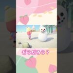雪だるま☃️作るよっ❗#あつ森 #あつまれどうぶつの森 #switch #ゲーム実況 #あつ森switch #ゲーム #実況 #あつまれどうぶつのもり #雪 #雪だるま
