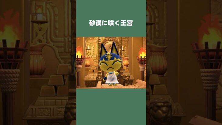 【あつ森】砂漠に咲く王宮🏰凛々しく佇むナイルの別荘🏠✨