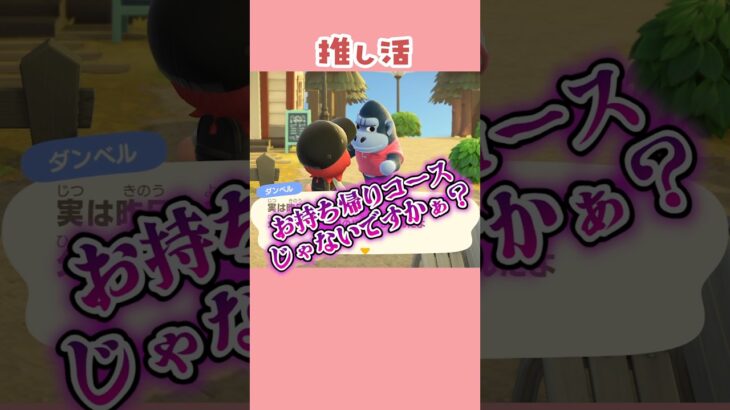【#あつ森 】推し住民との何の変哲もない日常的な絡みをどうぞ♥#あつまれどうぶつの森 #どうぶつの森