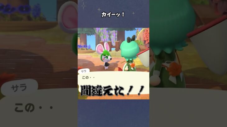 【あつ森】え！！ノミが付いてる！早く気づいて！ #あつ森  #あつまれどうぶつの森  #女性ゲーム実況